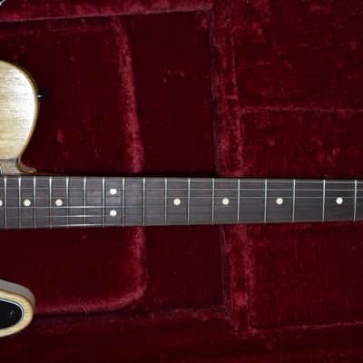 Custom Build Tele-Style HH w/Gibson Custombucker PUs - Black Limba Top, White Gloss Body image 3