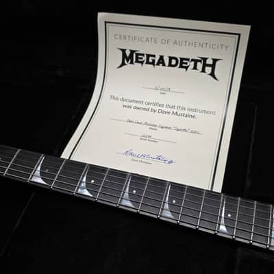 Dave Mustaine's Dean USA Custom Shop Dystopia Zero GRAMMY Album Cover Artist Signed World Tour Stage Played Megadeth Dave Mustaine Signature Explorer Electric Guitar Pre-Gibson Era image 18
