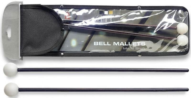 Pair of Stagg Medium Bell Set Mallets SMB-WN1 - Nylon Head and Maple Shaft +Bag image 1