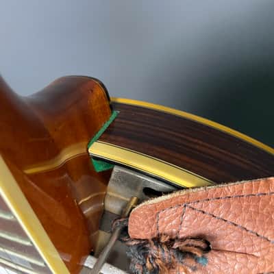 Ventura 5-String Resonator Banjo MIJ Japan c. 1970s w/ Hard Case image 8