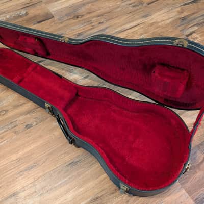 Hamer Hard Shell Guitar Case Sunburst Special 70s Thru Early 80s Black Red image 2