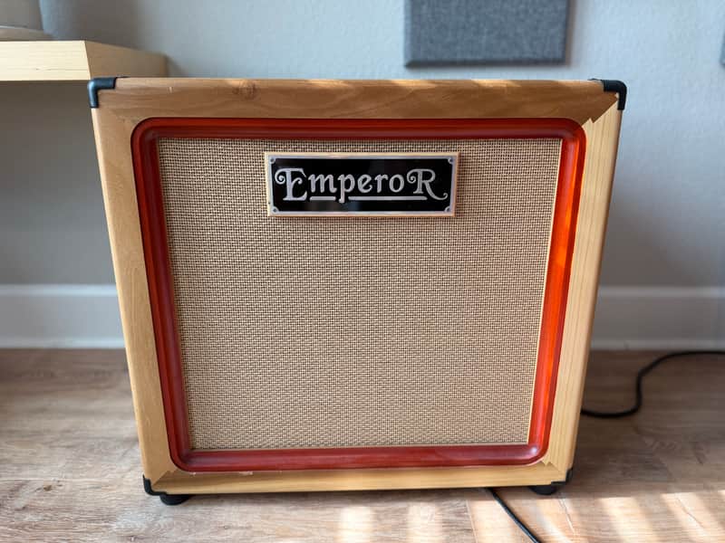 Emperor Cabinets 1x12 RS w/ Jupiter M12A Midnight 12" 50W Large Alnico Guitar Speaker image 1