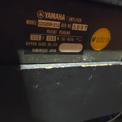 Yamaha G100B-212 Hundred B212 100-Watt 2x12" Guitar / Bass Combo 1975 - 1979 - Local Pickup Only image 3