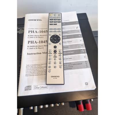 Onkyo PHA-1045DAB - Hi-Fi Amplifiers - Black - Very Good w/ Manuals & remote image 13