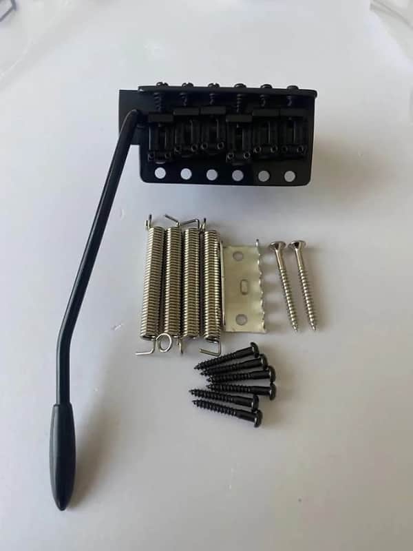 Wilkinson WV6 Black Vintage Bridge Tremolo System image 1