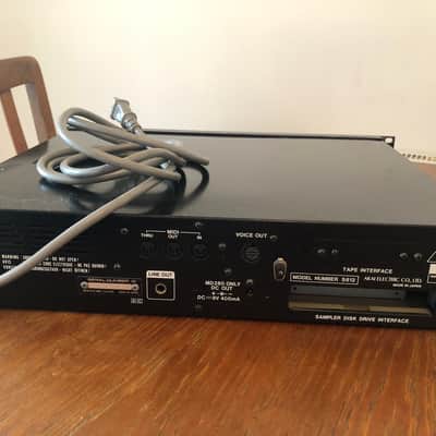 Akai S612 12 Bit MIDI Digital Sampler 1985 - Black image 11