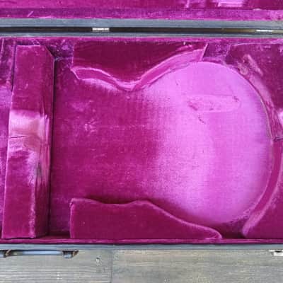 Vintage Early 1970's Gibson Les Paul Custom Electric Guitar Case! Rectangle, Purple Interior! image 9