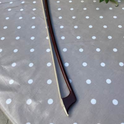 Double Bass French Bow- New Hair - Great Condition - Lovely Clear Articulate image 2