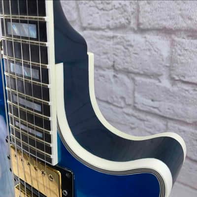 2001 The Heritage H-157 Custom 3-Pickup Neptune Blue Burst image 7