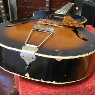 Nice Vintage Kay Archtop Acoustic Guitar Quality Guitar 1950s image 5