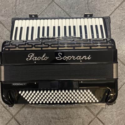 Paolo Soprani Professionale II Piano Accordion (Made in Italy) – Leather Case & Accessories Included image 2