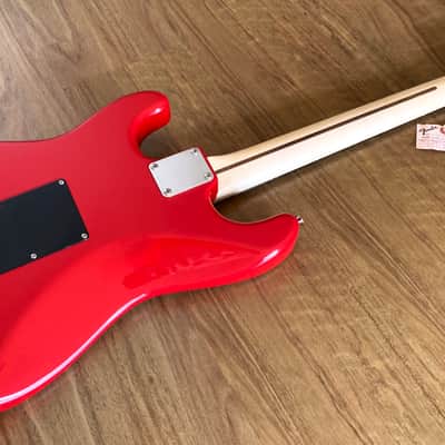Rare Vintage 1993 MIJ Fender Squier Stratocaster Candy Apple Red Guitar! image 12