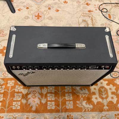 Fender Deluxe Reverb II 2-Channel 20-Watt 1x12" Guitar Combo 1981 - 1986 - Black image 3