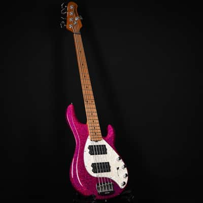 Ernie Ball Music Man StingRay 5 Special HH w/ Maple Fretboard, Bass Guitar- Soda Pink Sparkle 2026 (K07133) image 11