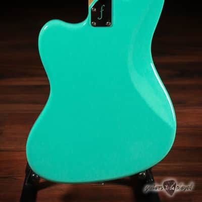Fano JM6 Oltre Humbucker-Mount TV Jones PowerTron Guitar w/ Bag – Seafoam Green image 8