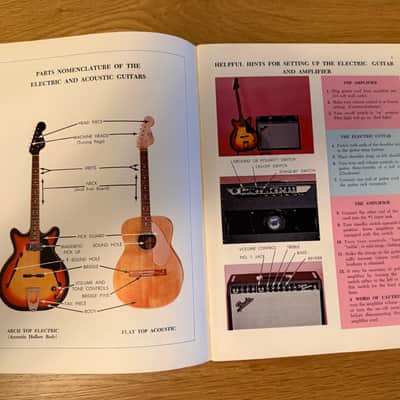 1967 Fender Guitar Course Book One – First String Approach – Vintage Case Candy image 5