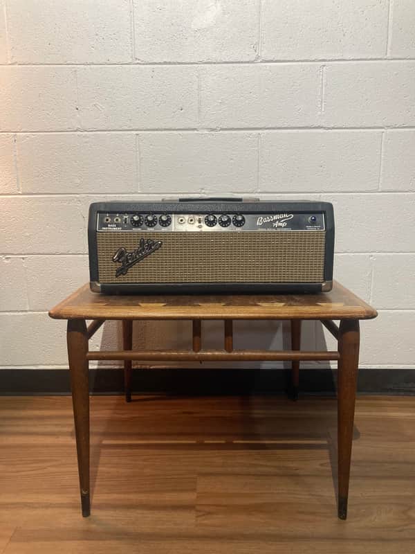 Fender Bassman 2-Channel 50-Watt Guitar Amp Head 1966 - Black Panel image 1