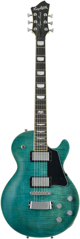 Hagstrom Super Swede SUSWEMK3-FSG Fall Sky Gloss Electric Guitar with case image 1