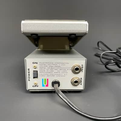 Vintage 1970s Mu-Tron C-200 Volume/Wah Pedal USA Made – Original Musitronics – Serial #3345 image 7
