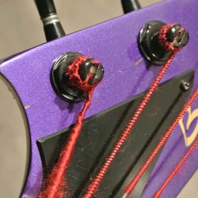 1980's Burnside by Guild The Lance V Shaped Bass with Bag- METALLIC PURPLE! image 14