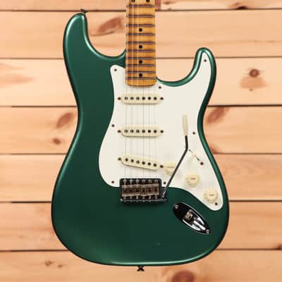 Fender Custom Shop 1956 Stratocaster Relic - Aged Sherwood Green Metallic-CZ577350 image 2