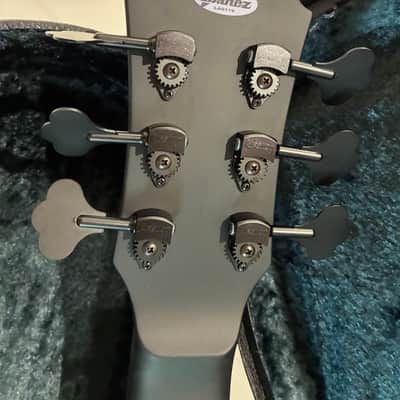 Ibanez TCB1006-ALM Stephen "Thundercat" Bruner Signature Bass 2024 Black Black Matte image 7
