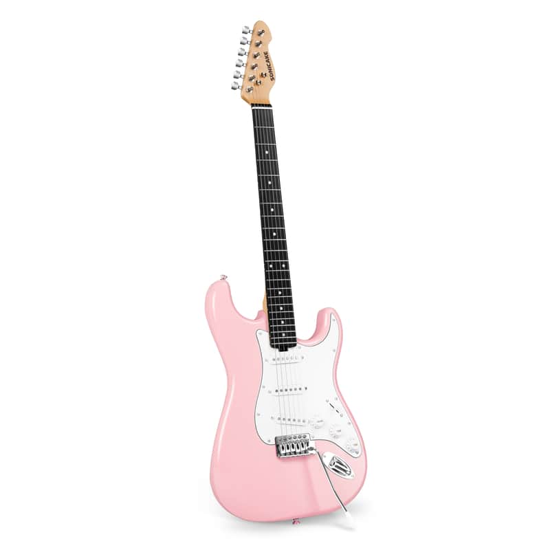 Sonicake Electric Guitar, 39" Beginner Electric Guitar, Classic SSS Pickup, Tremolo Bridge, Full-Size Lightweight Body, Rounded Fret Ends, Heel Adjustment Truss Rod image 1