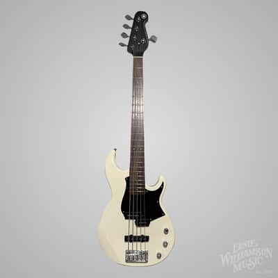 Yamaha BB235VW 5-String Bass Guitar, Vintage White image 5