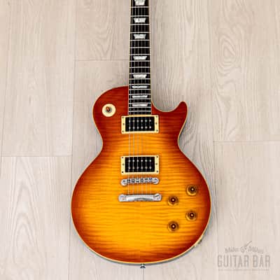 1991 Burny RLG '59 Model Standard Flame Top w/ 50s-Style Neck & VH-1 PAFS, Japan Fernandes image 2