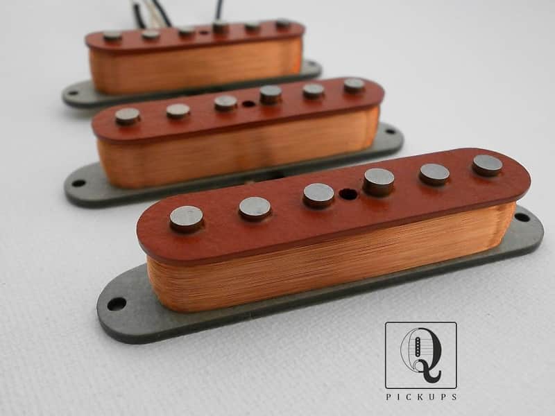 Stratocaster A3/4 Custom Strat Guitar Pickups SET HOT Vintage Hand Wound by Q pickups Fits Fender image 1