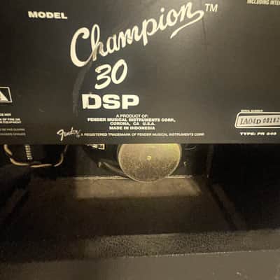Fender Champion 30 DSP 30-Watt Guitar Amplifier – Tested & Working – Original Manual image 5