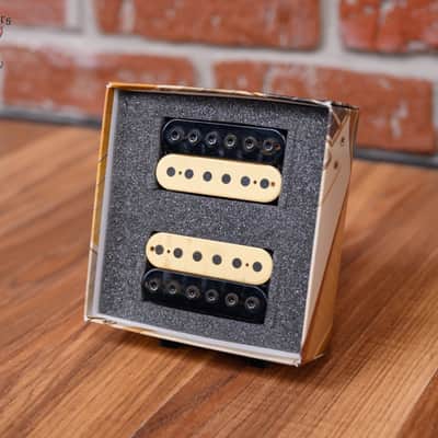 Bare Knuckle Painkiller Set with Aged Reverse Zebra Bobbins w/Black Bolts 53mm Trem Spacing image 3