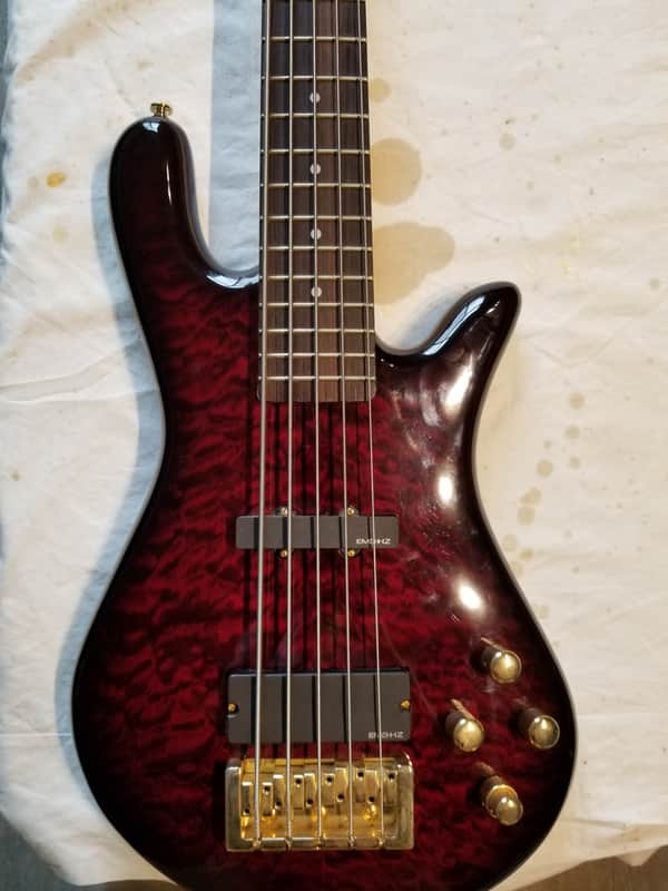 Spector Legend 5 Bass 2004-2005 Black Cherry image 1