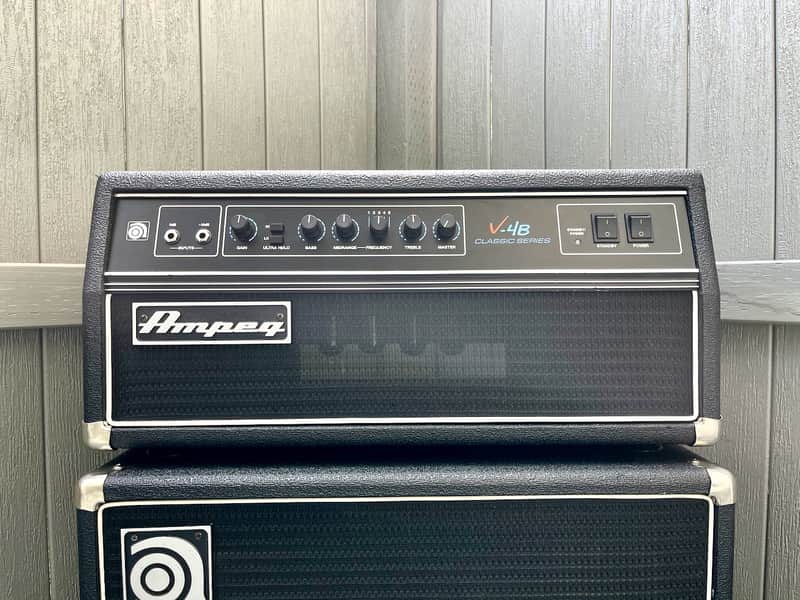 Ampeg V-4B Classic Series (V4BH) 1996 Black - Made in USA - All Tube Bass Amplifier - MINT. image 1