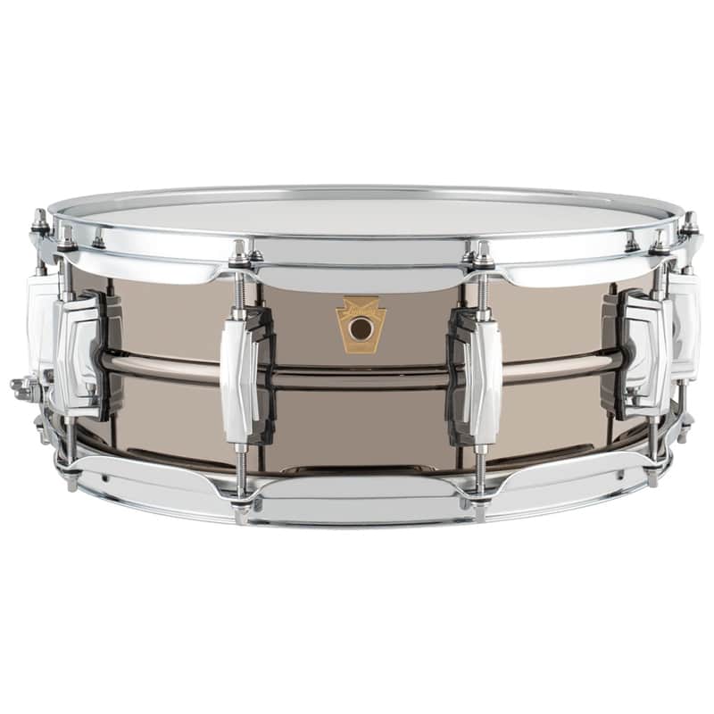 Ludwig LB416 Black Beauty 5x14 Smooth Shell, Imperial Lugs Snare Drum image 1