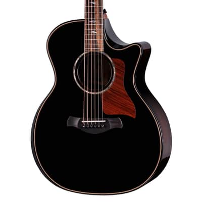 Taylor Builder's Edition 814ce Next Generation Indian RW/Adirondack Blacktop w/case image 1