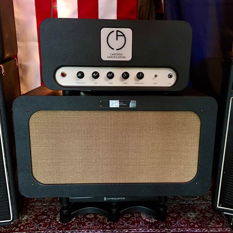 Carstens Amplification Warm Machine 50-Watt 2x12" Guitar Amp Half Stack image 1