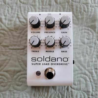 Soldano SLO Pedal 2022 - Present - White *MINT* image 2