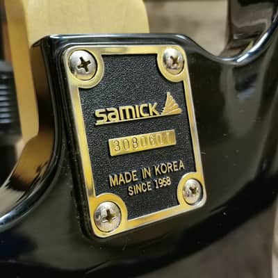 Samick YV-162 HSS '90s MIK - Gloss Black image 17