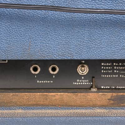 Univox - MIJ 1960's U-1246 - 60W Tube Bass Amplifier Head - VINTAGE image 8