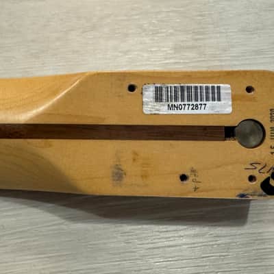 New Old Stock Open Box Fender Deluxe Maple Stratocaster Neck 22 Narrow Tall Frets 12" Radius image 5
