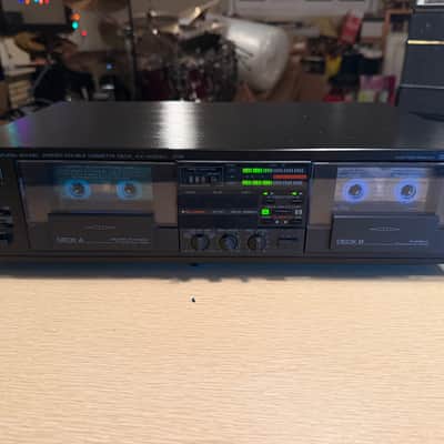 Yamaha Natural Sound Stereo Double Cassette Deck KX-W302U - Clean Serviced Rare! image 2
