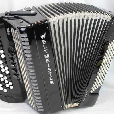 NEW Black Weltmeister Romance 703 Chromatic Button Accordion B LMM 70 96