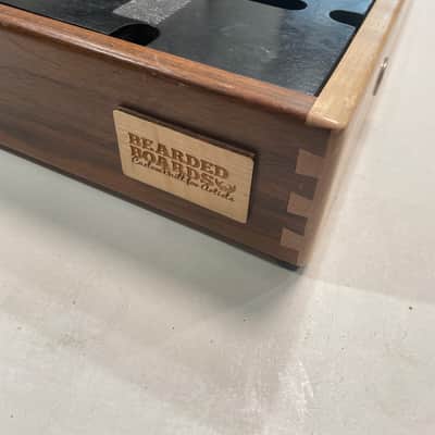 Oak/Mahogany Custom Wood Pedalboard image 2