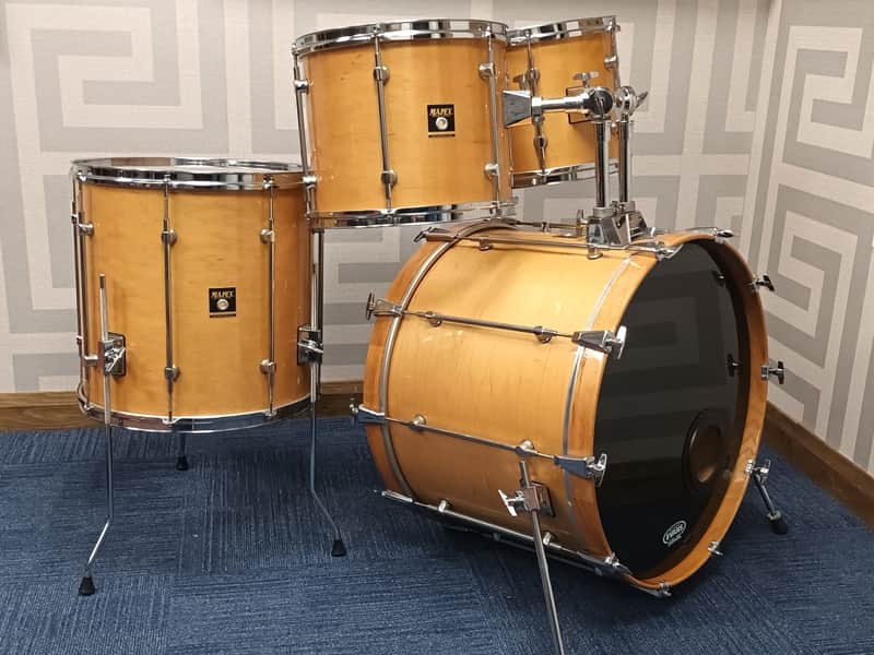 Mapex 1990s Saturn Series Shell Pack in Natural Maple – 22″,12″,13″ & 16″x Saturn image 1