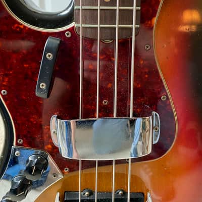 Fender Jazz Bass 1964 - Sunburst (left-handed) image 6