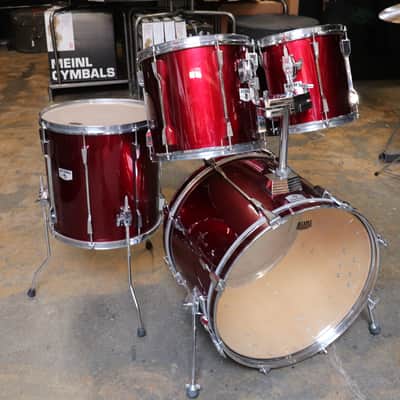 Tama RockStar-DX 4pc Drum Kit Set Maroon 22/16/13/12" image 1