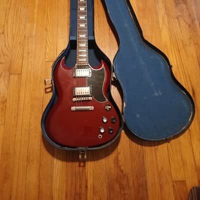 Gibson Chipboard Case Late 60's Melody Maker SG image 9