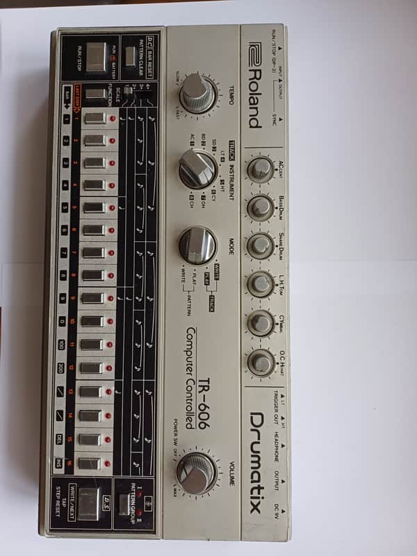 Roland TR-606 Drumatix 1980s - Silver image 1