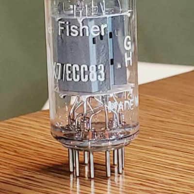 12AX7/ECC83 Telefunken "Fisher" Smooth Plate MaxiPreamp2/TV7 tested (1) tube lot image 1
